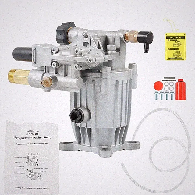 Pressure Washer Pump Horizontal 3/4"Shaft - 2.5 GPM Oil Sealed MAX 3000 PSI