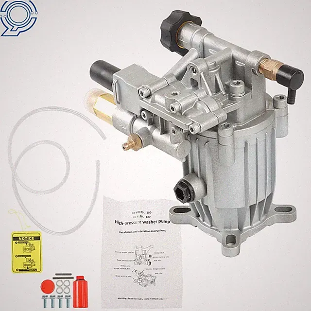 Pressure Washer Pump Horizontal 3/4" Shaft MAX 3000 PSI,2.5 GPM,Oil Sealed 5.5HP