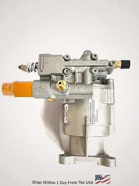 Pressure Washer Pump Horizontal 3/4" Shaft MAX 3000 PSI 2.5 GPM Oil Sealed KEY