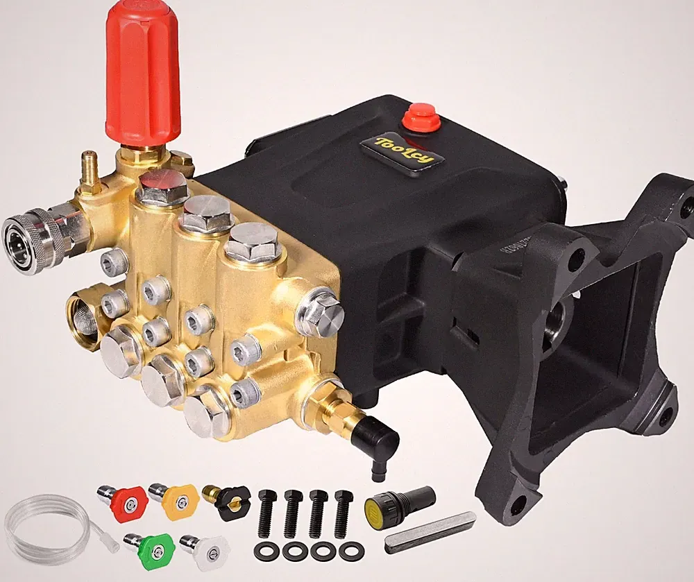 Pressure Washer Pump Max 4200 PSI 4.2 GPM, 1" Shaft Horizontal Gas Power Wash...