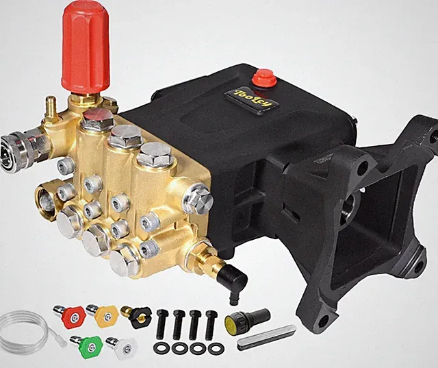 Pressure Washer Pump Max 4200 PSI 4.2 GPM, 1" Shaft Horizontal Triplex Plunge...