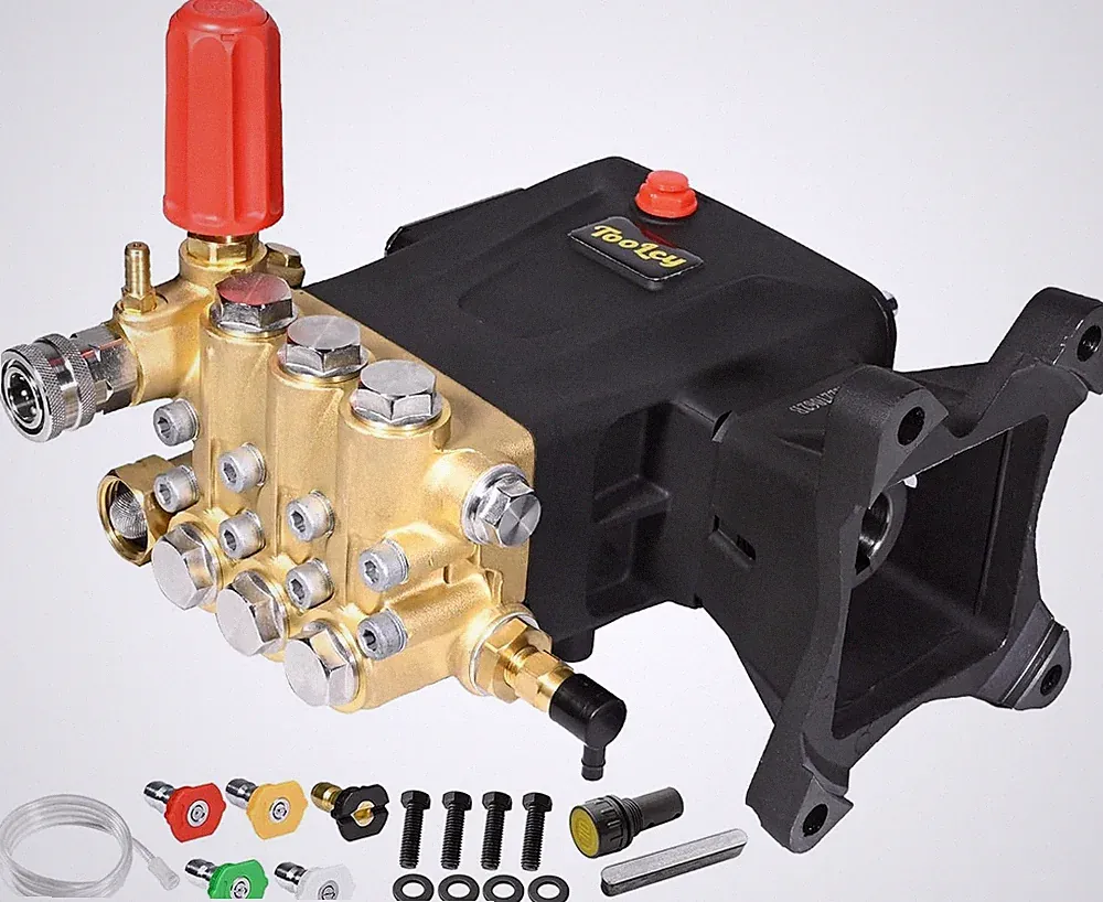 Pressure Washer Pump Max 4400 PSI 4.2 GPM, 1" Shaft Horizontal Gas Power