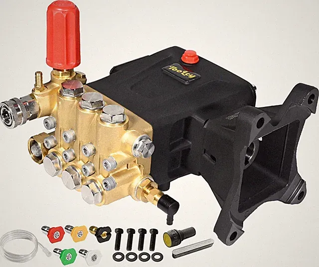 Pressure Washer Pump Max 4400 PSI 4.2 GPM, 1" Shaft Horizontal Gas Power Wash...
