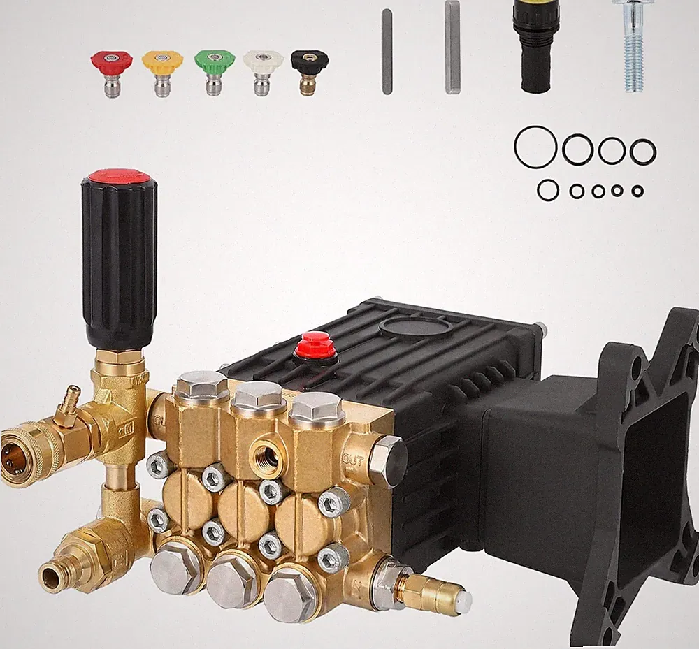 Pressure Washer Pump Power Washer Pump 1" Shaft Horizontal 4000 PSI 4.4 GPM