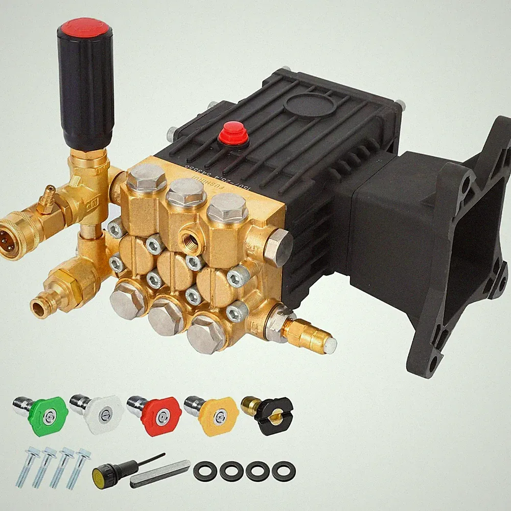 Pressure Washer Pump Power Washer Pump 1" Shaft Horizontal 4000 PSI 4.4 GPM