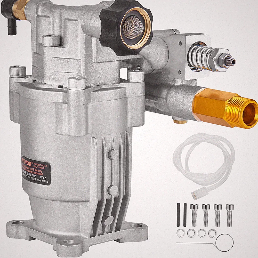 Pressure Washer Pump Power Washer Pump 3/4" Horizontal 3400 PSI 2.5 GPM
