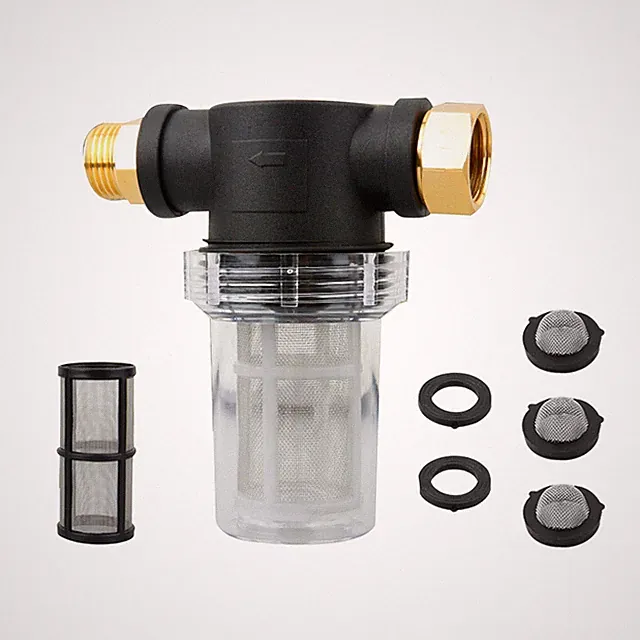 Pressure Washer Pump Protector 80 PSI Max Replaceable Mesh Screen Debris Filter