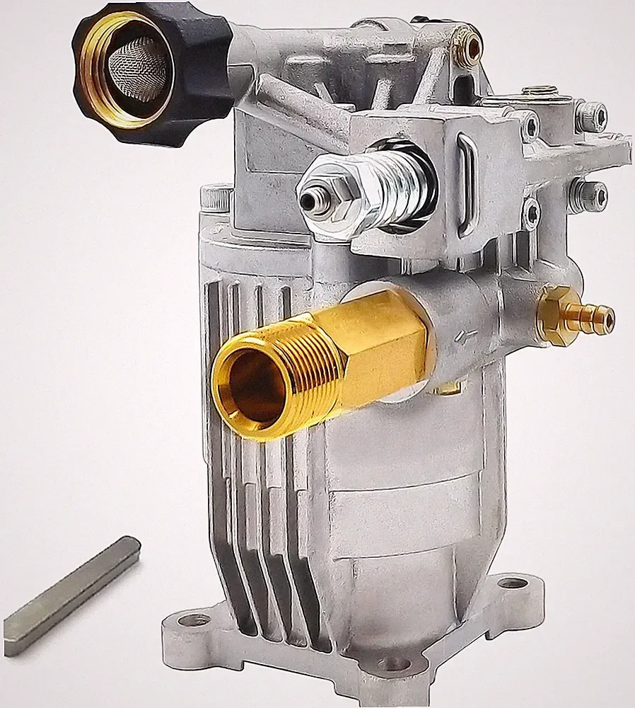 Pressure Washer Pump Replacement,3/4'' Horizontal Shaft 2.5GPM 2400-2800PSI Gas