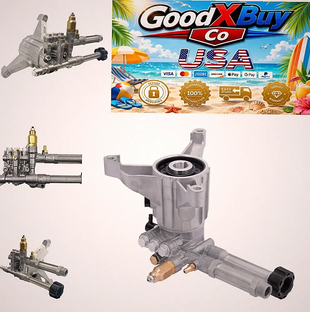 Pressure Washer Pump Replacement Left Hand 2400 PSI 2.2 GPM Easy Start Valve