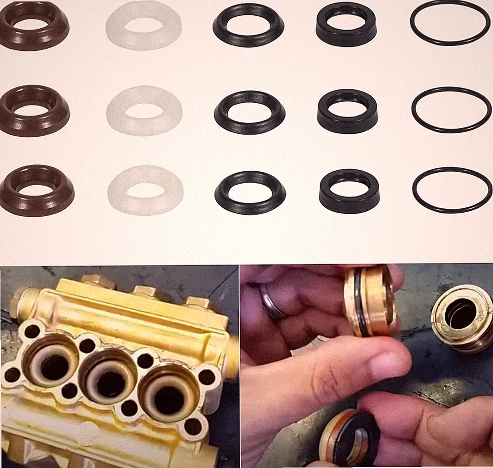 Pressure Washer Pump Seal Kit 5019006400 For Comet ZWD & ZWDK Series 15mm pumps