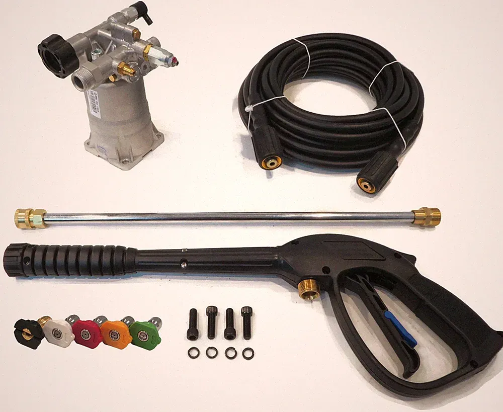 PRESSURE WASHER PUMP & SPRAY KIT for Excell EXH2425 with Honda Engines w/ Valve