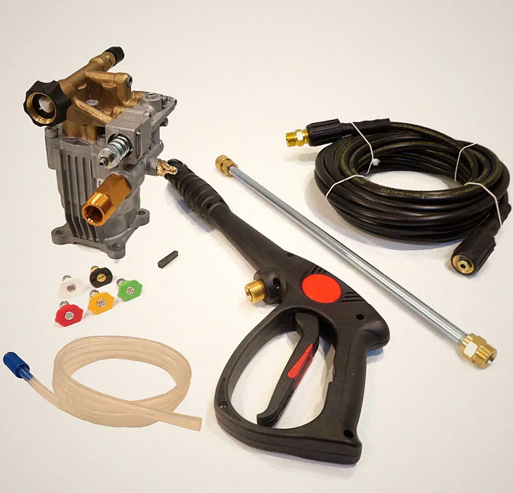 PRESSURE WASHER PUMP & SPRAY KIT for Mi-T-M 3-0260, 3-0191, Cat Pumps 4DNX27GSI