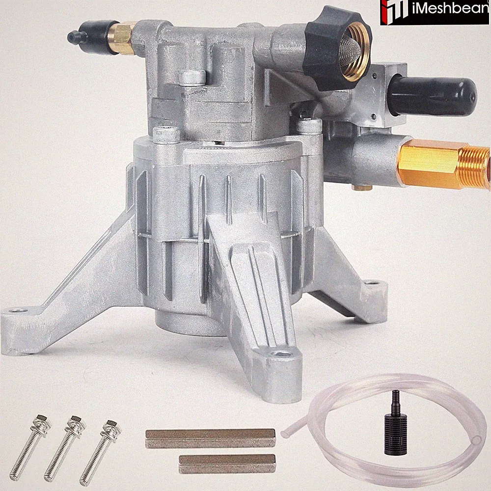 Pressure Washer Pump Vertical 7/8" Shaft MAX 3400 PSI 2.5 GPM Rear M22 Outlet