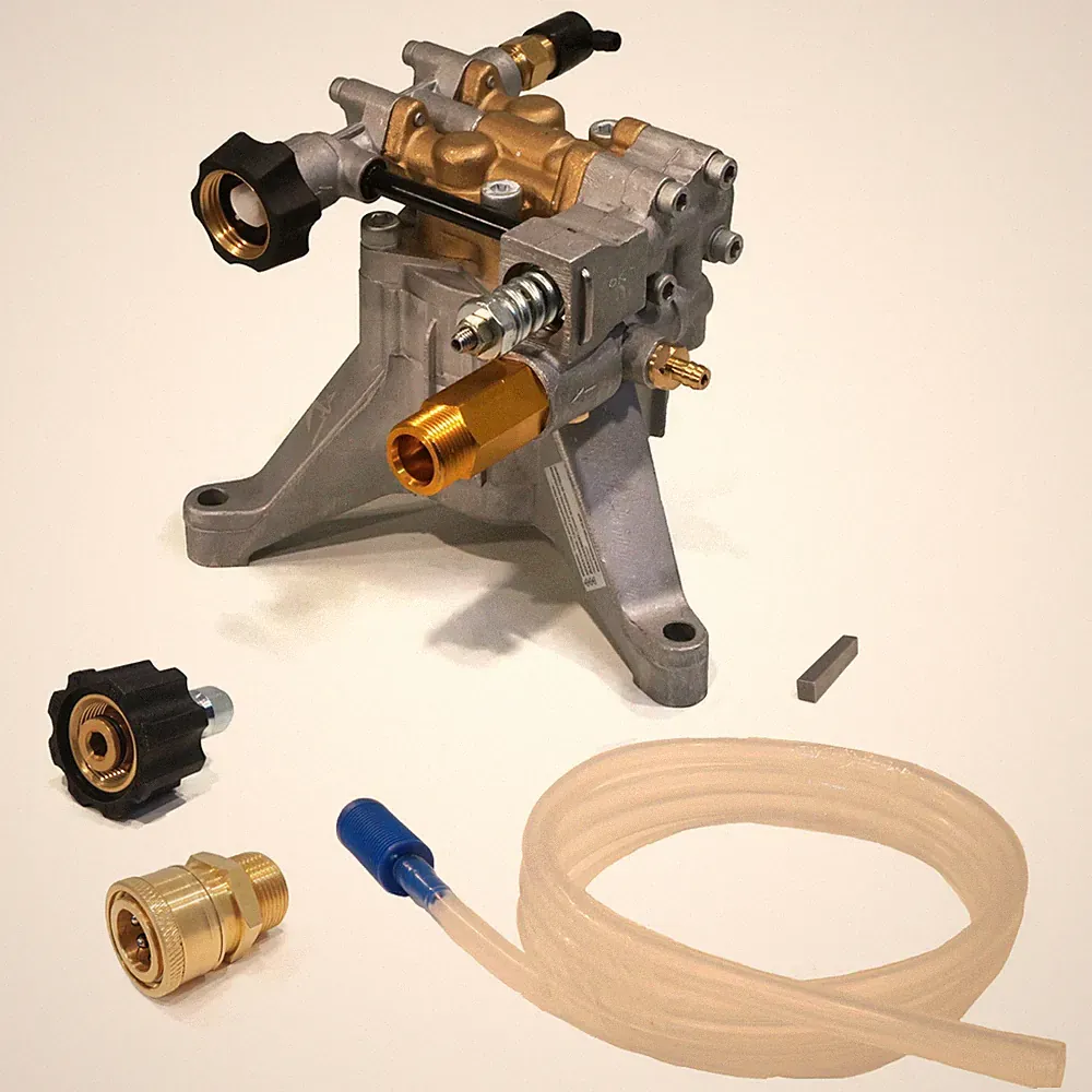 Pressure Washer Pump w/ Adapters for Himore, Husky & Ryobi 308653003, 308653045
