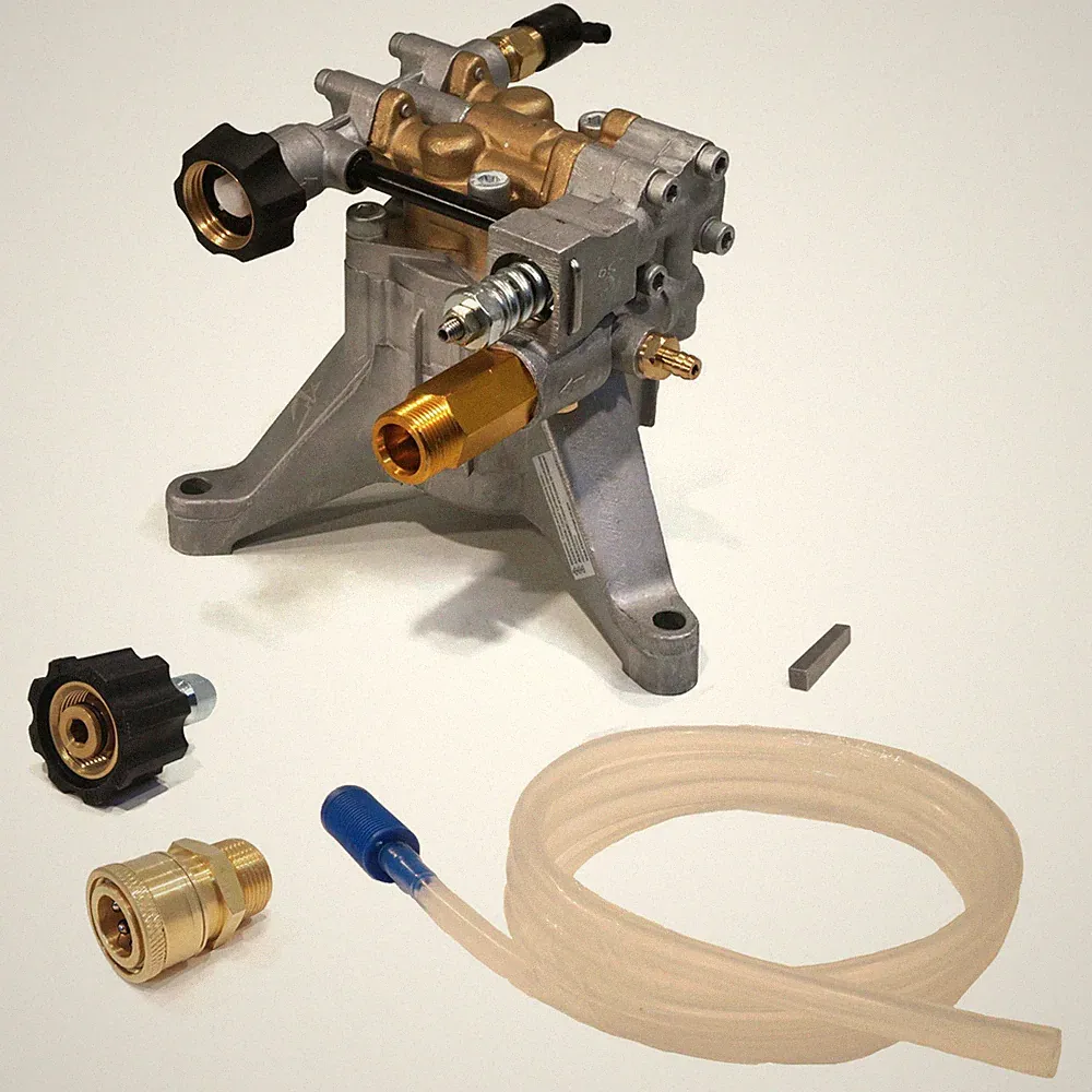 Pressure Washer Pump w/ Adapters for Himore, Husky & Ryobi 308653035, 308653008