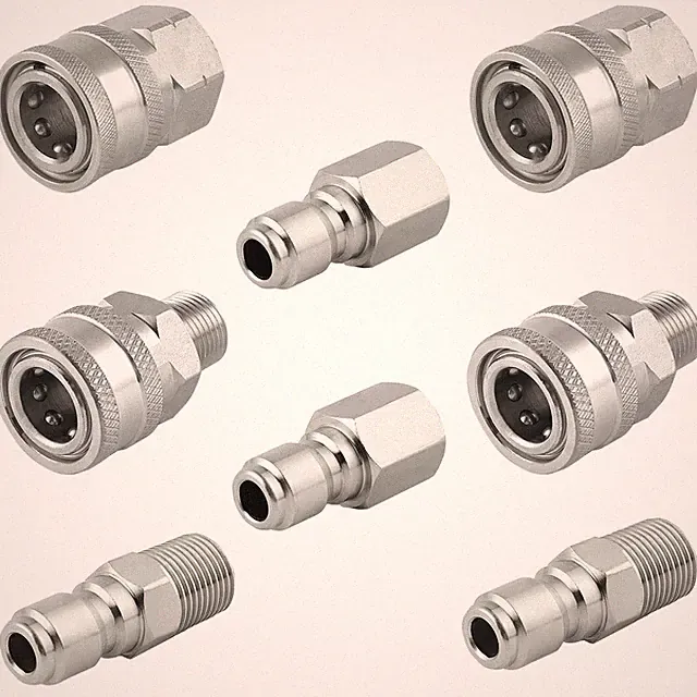 Pressure Washer Quick Connect 3/8 Inch, Stainless Steel, 8 Piece