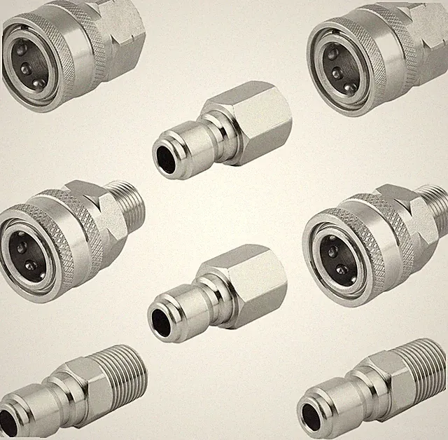 Pressure Washer Quick Connect 3/8 Inch, Stainless Steel, 8 Piece Premium Quality