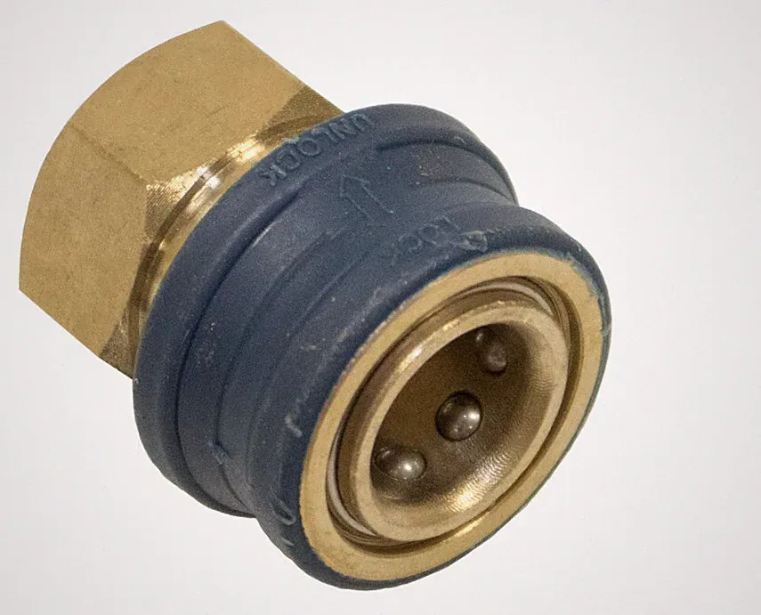 Pressure Washer Quick Connect 3/8" Socket Coupler Insulated Grip for Hot Water