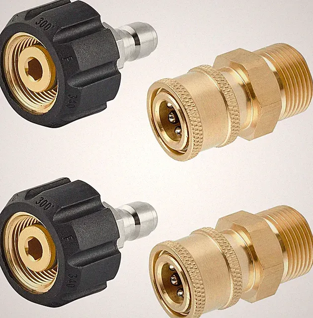 Pressure Washer Quick Connect Fittings, M22 14mm to 1/4 Inch Quick Connect Pr...