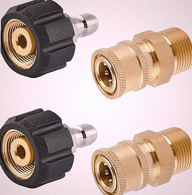 Pressure Washer Quick Connect Fittings M22 14mm To 1/4 Inch Quick Connect Pressu