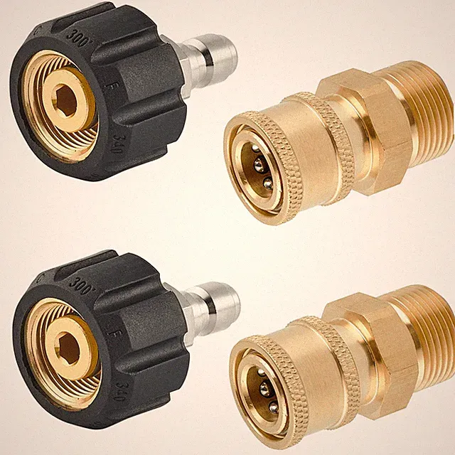 Pressure Washer Quick Connect Fittings M22 14mm To 1/4 Inch Quick Connect Pressu