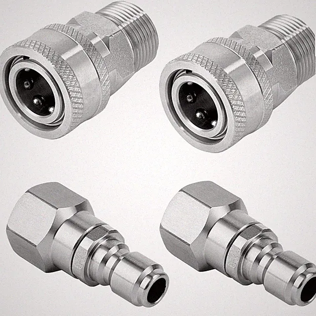 Pressure Washer Quick Connect Kit Swivel Fittings, M22 14mm to 3/8 Inch Quick...