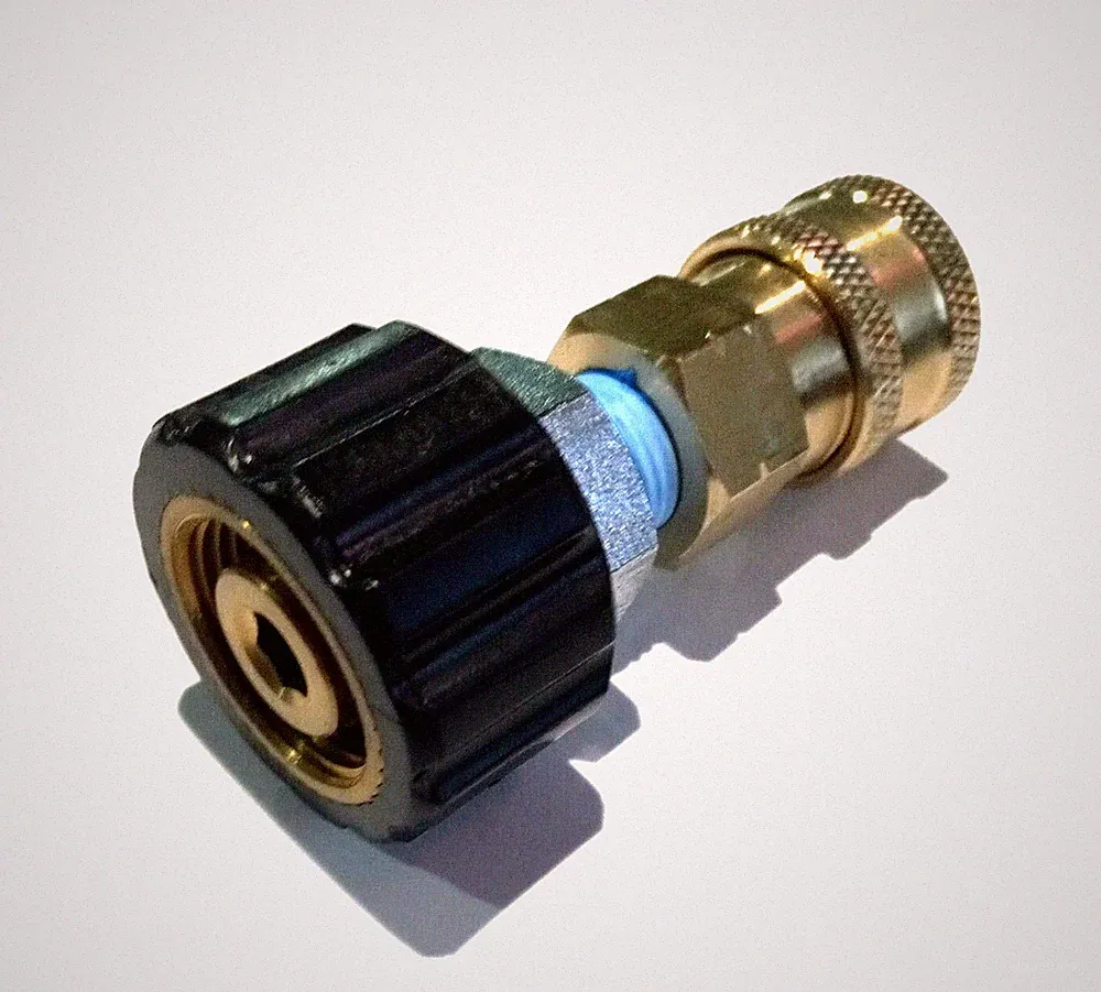 Pressure Washer Quick Connect M22 -14mm X 1/4" Coupler - Karcher Style