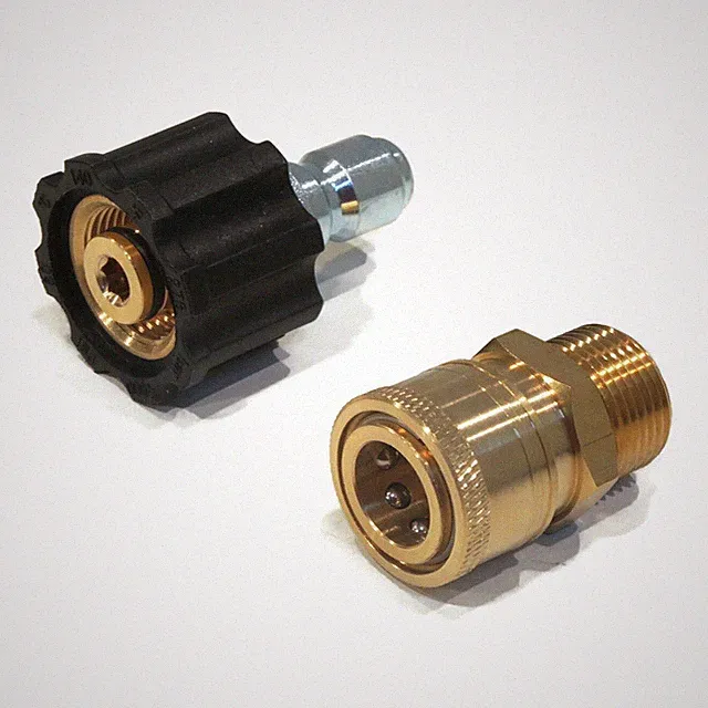 Pressure Washer QUICK CONNECT M22 FPT x 3/8" Plug & M22 MPT x 3/8" Coupler Set