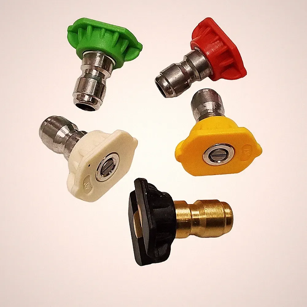 PRESSURE WASHER QUICK CONNECT TIP KIT,5 TIPS 0-40 DEGREE, CHEM TIP 3.0GPM