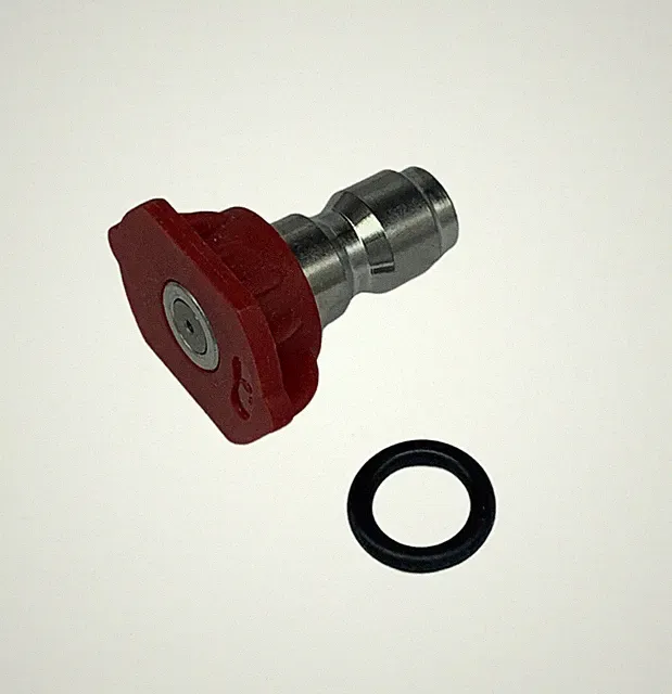 Pressure Washer Quick Connect Tip Nozzle Size 2.5 GPM Red 0 Degree Spray Angle