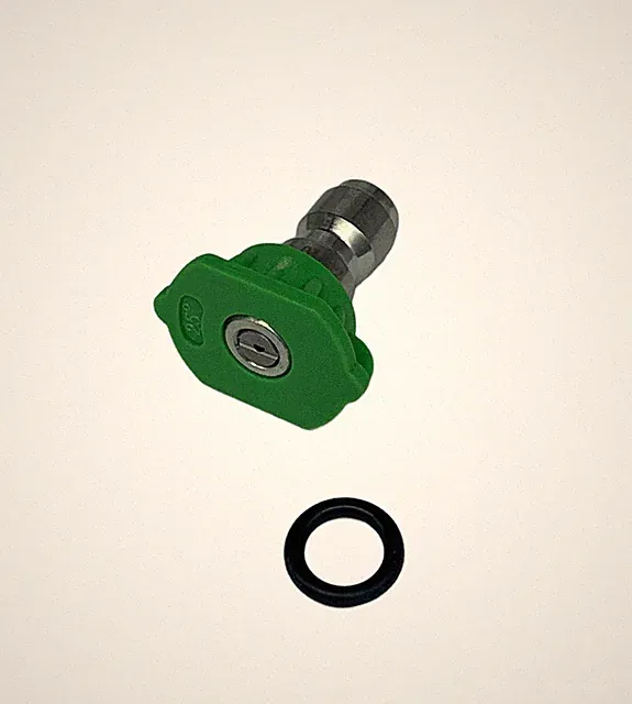Pressure Washer Quick Connect Tip Nozzle Size 2 GPM Green 25 Degree Spray Angle