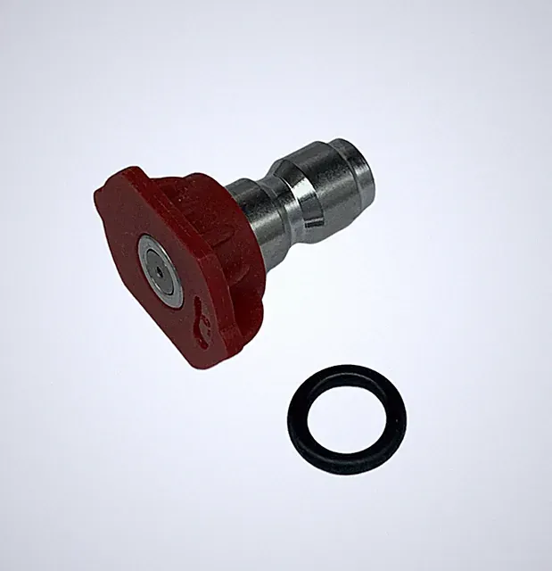 Pressure Washer Quick Connect Tip Nozzle Size 3.5 GPM Red 0 Degree Spray Angle