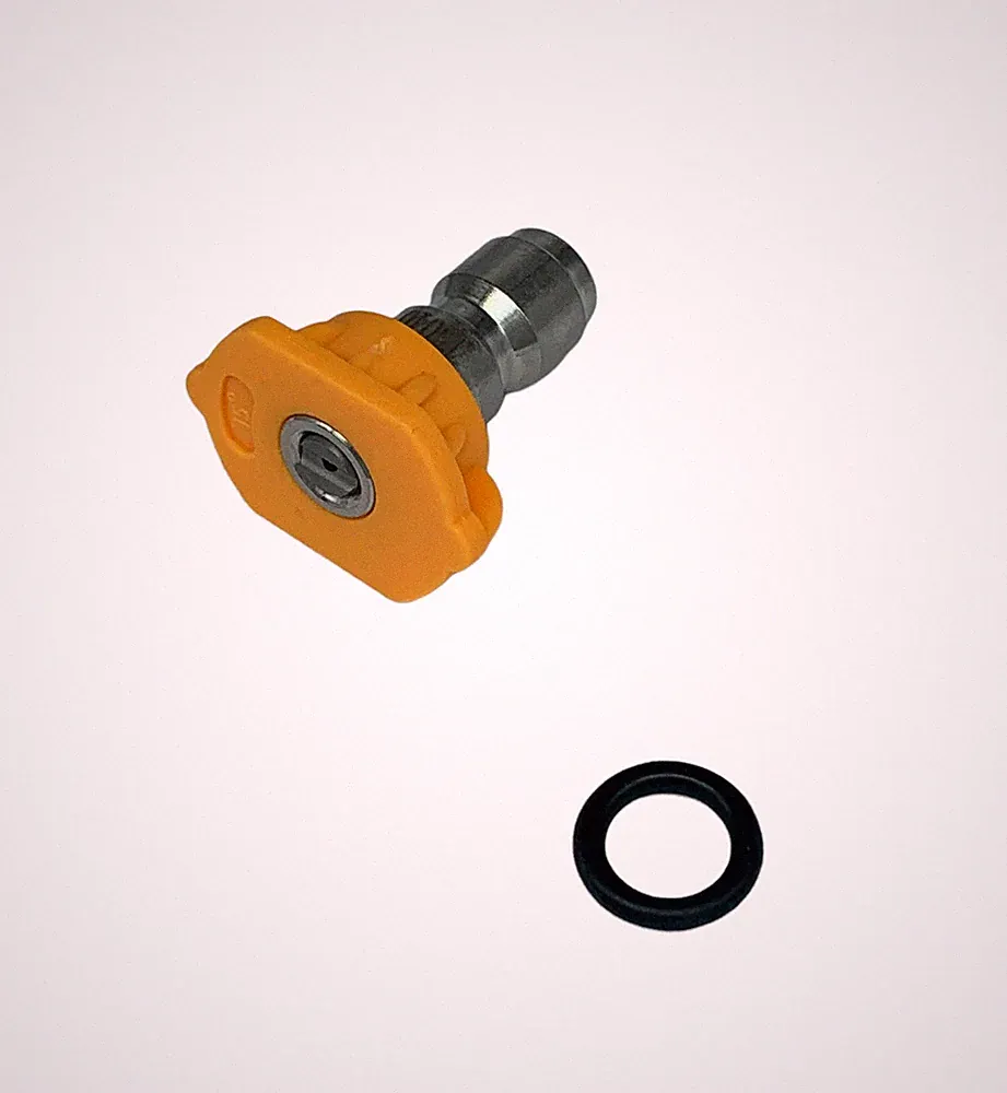 Pressure Washer Quick Connect Tip Nozzle Size 3.5 GPM Yellow 15 Degree Spray