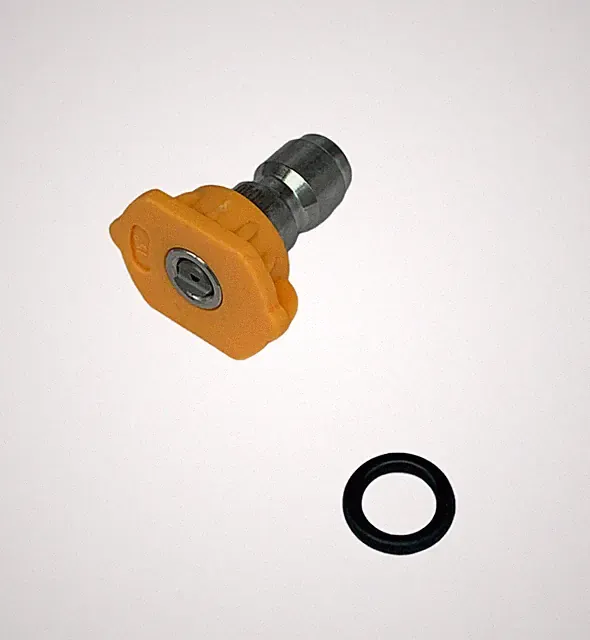 Pressure Washer Quick Connect Tip Nozzle Size 4.5 GPM Yellow 15 Degree Spray