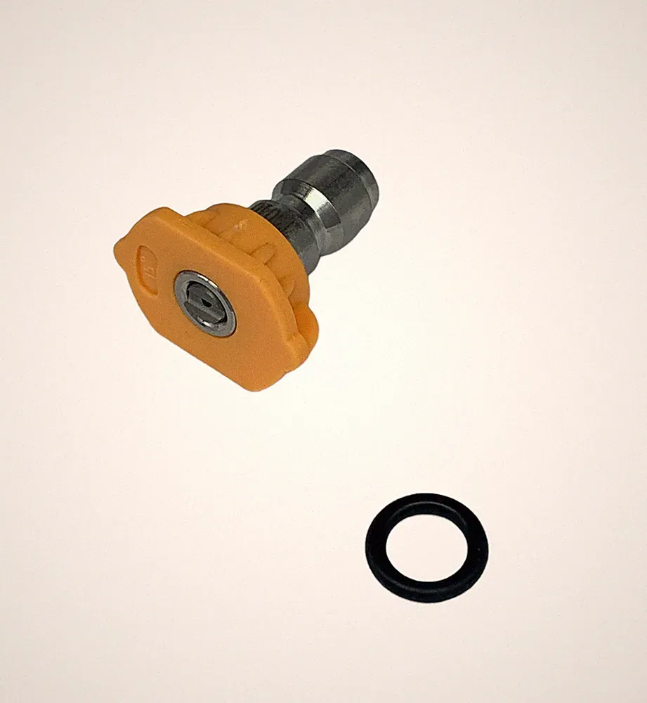 yellow pressure washer tip 4gpm