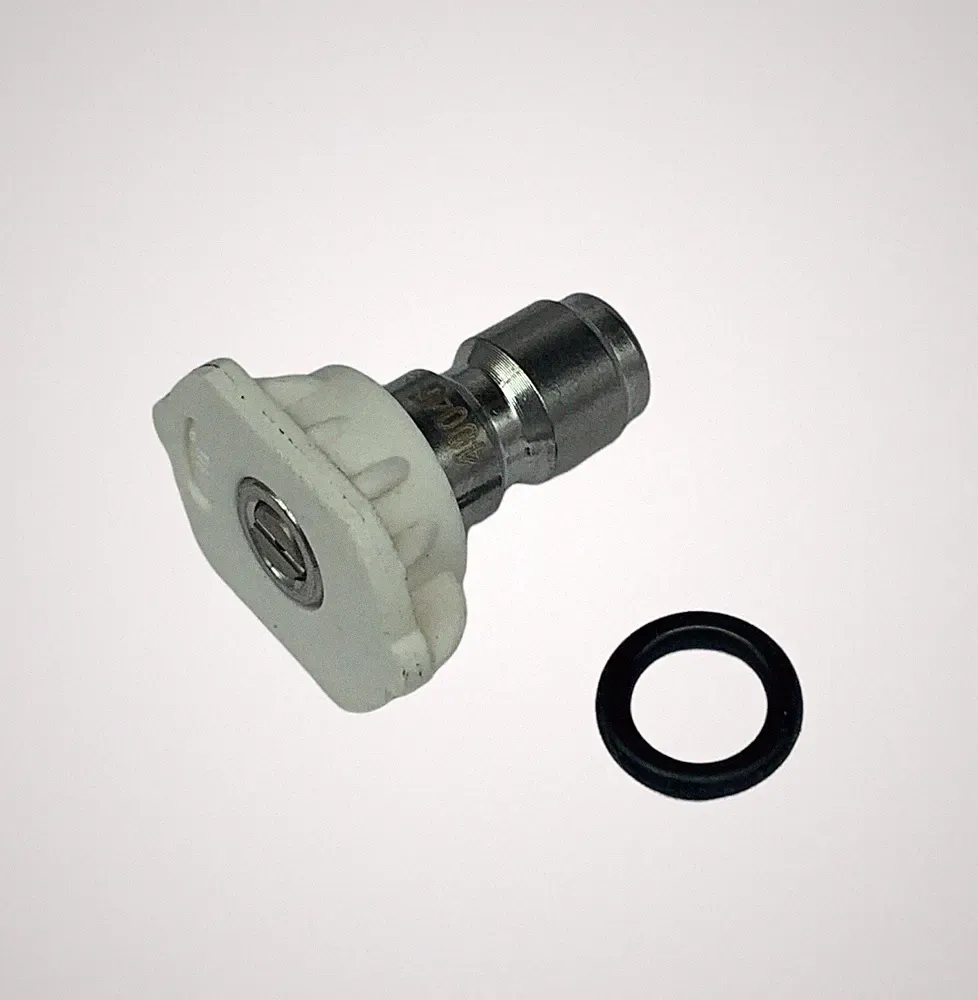 Pressure Washer Quick Connect Tip Nozzle Size 5 GPM White 40 Degree Spray Angle