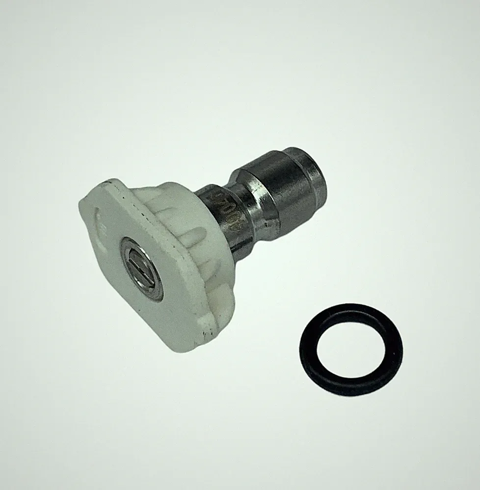 Pressure Washer Quick Connect Tip Nozzle Size 6 GPM White 40 Degree Spray Angle