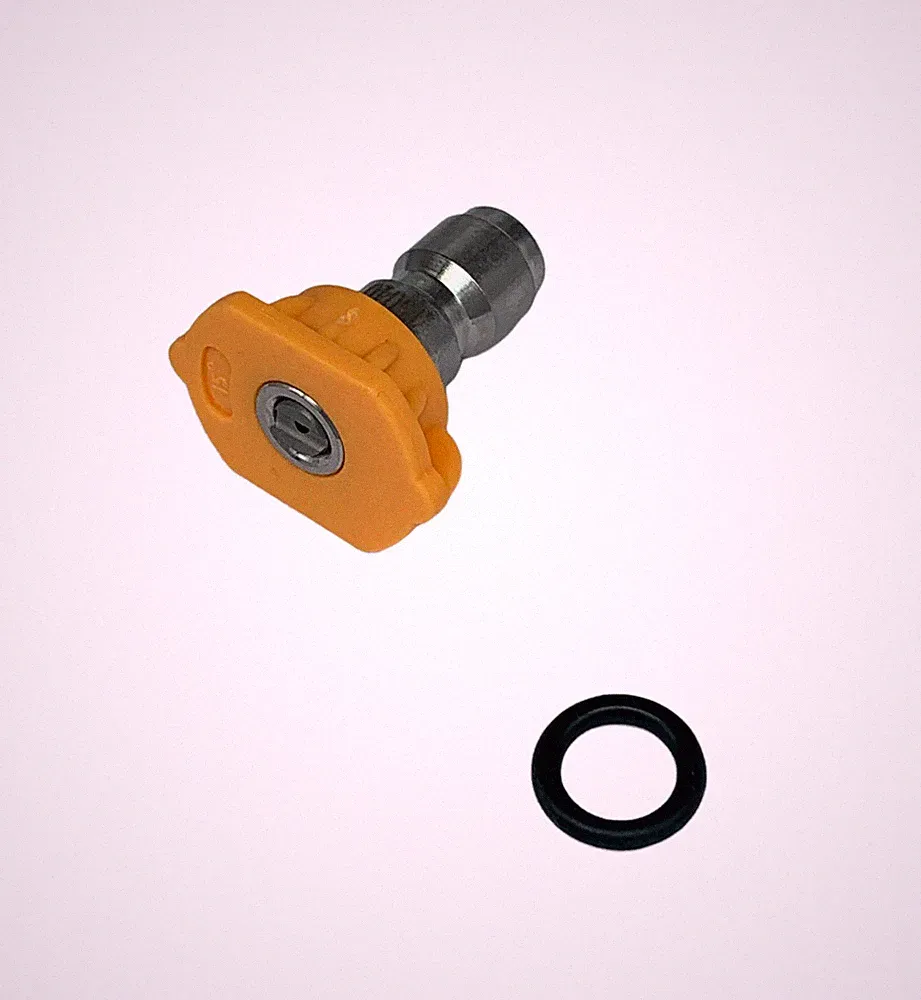 Pressure Washer Quick Connect Tip Nozzle Size 9 GPM Yellow 15 Degree Spray Angle