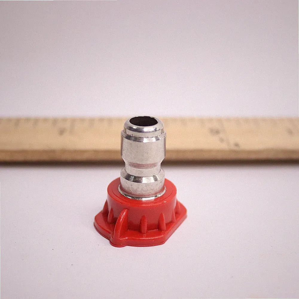 Pressure Washer Quick Connecting Nozzle Tip Accessories Kit Pink 0 Degree 1/4"