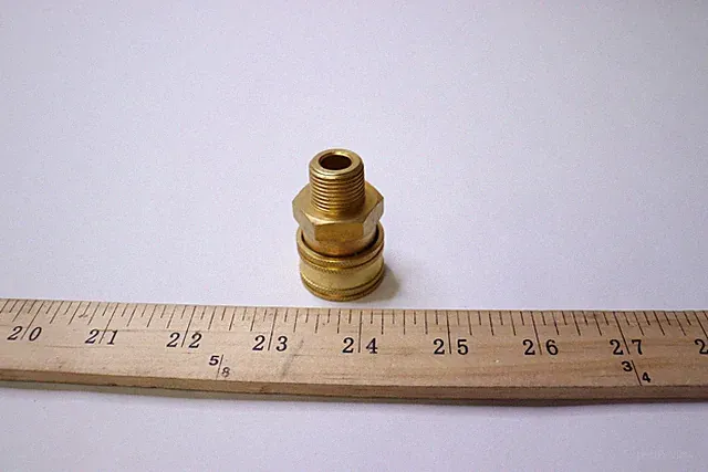 Pressure Washer Quick Coupler Brass 4500 PSI 3/8" x 3/8"