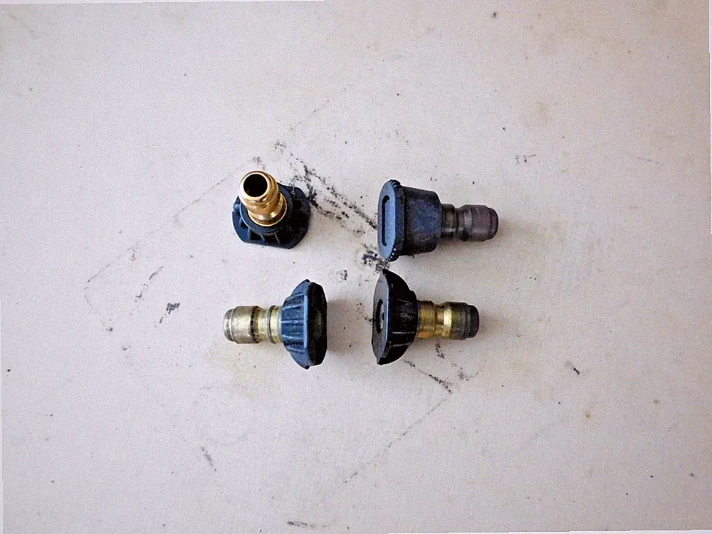 PRESSURE WASHER QUICK COUPLER NOZZLES - GREEN - 25DEG/4.5GPM/2.5GPM - SET OF 2