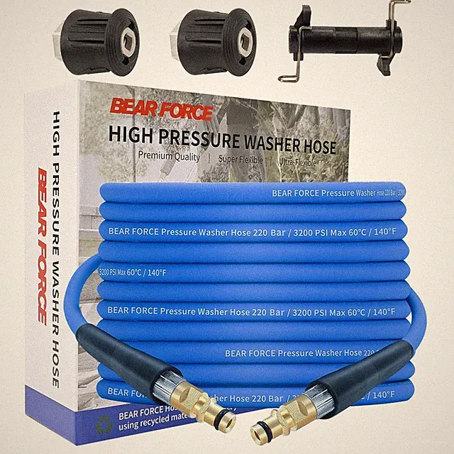 Pressure Washer Replacement Hose Super Flexible Hose 32ft 3200 PSI, Kink Resi...