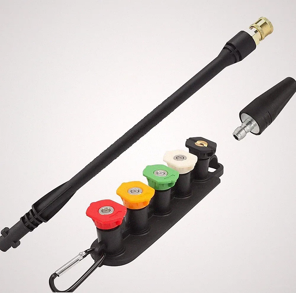 Pressure Washer Replacement Spray Wand with Turbo Nozzle and 5 Spray Tips and Be