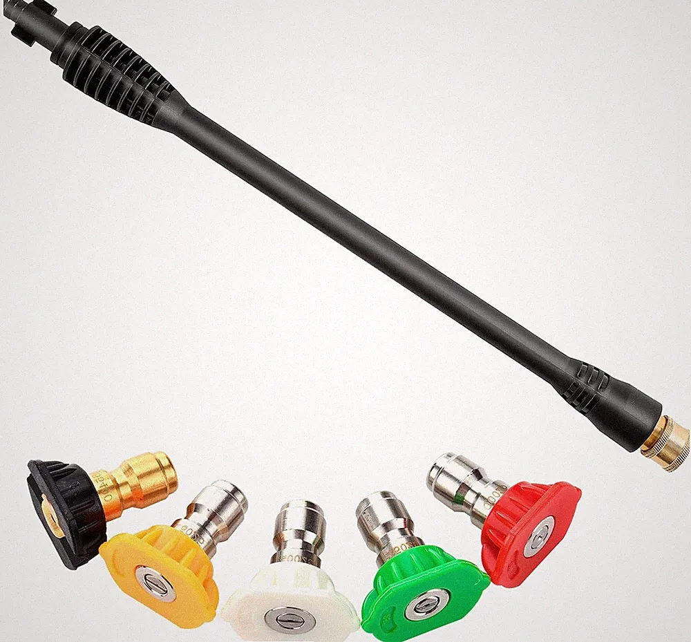 Pressure Washer Replacement Wand and 5 Nozzle Tips | Compatible with Ryobi Press