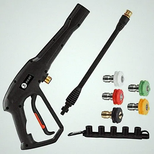 Pressure Washer Replacement with Jet Wand and 5 Nozzle Tips | Compatible Gun