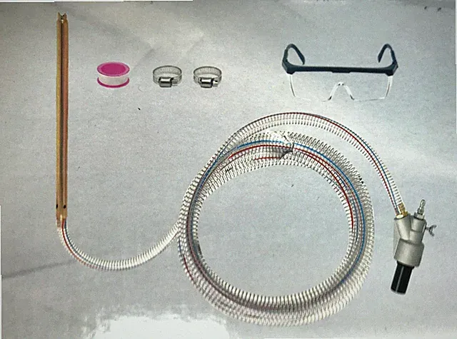 Pressure Washer Sandblasting Kit 5000 PSI Dustless Wet Quick Connect 18 ft Hose