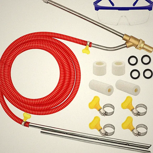 Pressure Washer Sandblasting Kit, 5000 PSI Wet Sandblaster Attachment, Power...