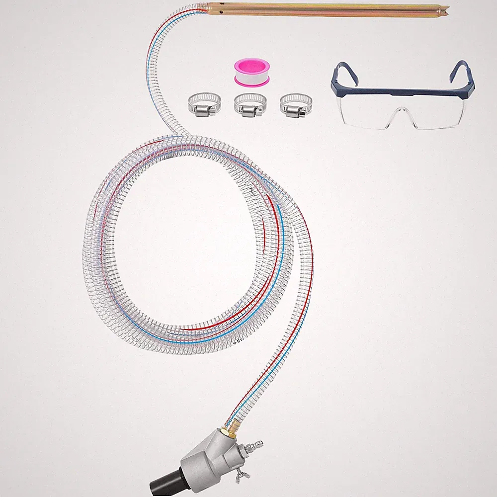 Pressure Washer Sandblasting Kit, Dustless-Wet Sand Blaster for Pressure Wash...