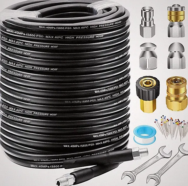 Pressure Washer Sewer Jetter Kit 150FT 5800PSI