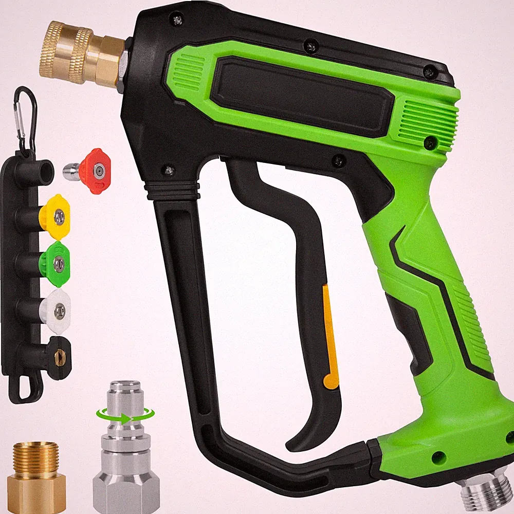 Pressure Washer Short , 5000 PSI / 10.5 GPM High Pressure Washer with 5 Quick...